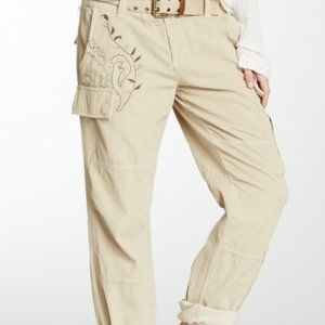 DA-NANG EMBROIDERED CORDUROY CARGO PANT